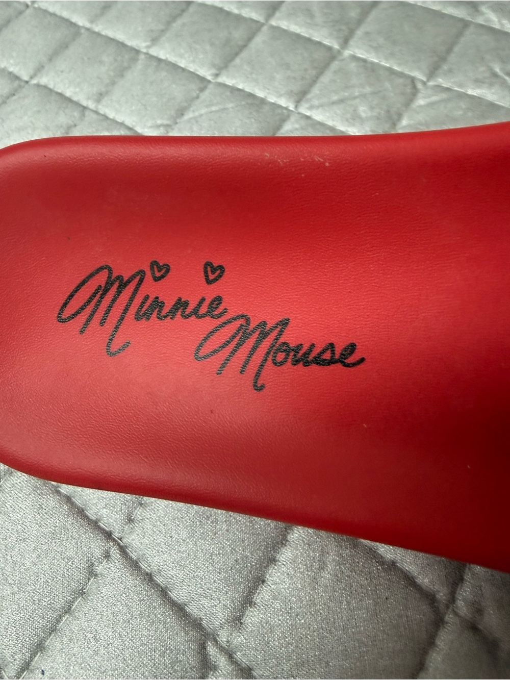 Minnie Mouse Red Polka Dot Bow Slide - Picture 3 of 5